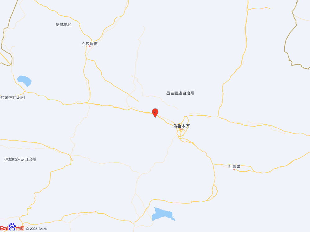 新疆昌吉州呼图壁县（北纬44.12度，东经86.84度）发生3.4级地震